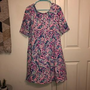 Lilly Pulitzer 3/4 Sleeve Cotton Dress